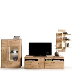 Wohnen Wohnzimmermöbel Set aus Holz - Destal (dreiteilig)