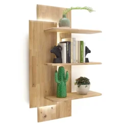 Wohnen Wohnzimmermöbel Set aus Holz - Destal (dreiteilig)