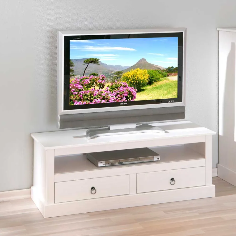 Wohnen Wohnzimmermöbel Set Rosanna in Weiß (vierteilig)