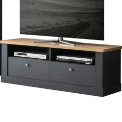 Wohnen Wohnzimmermöbel TV Anbauwand Set - Lionel (vierteilig)