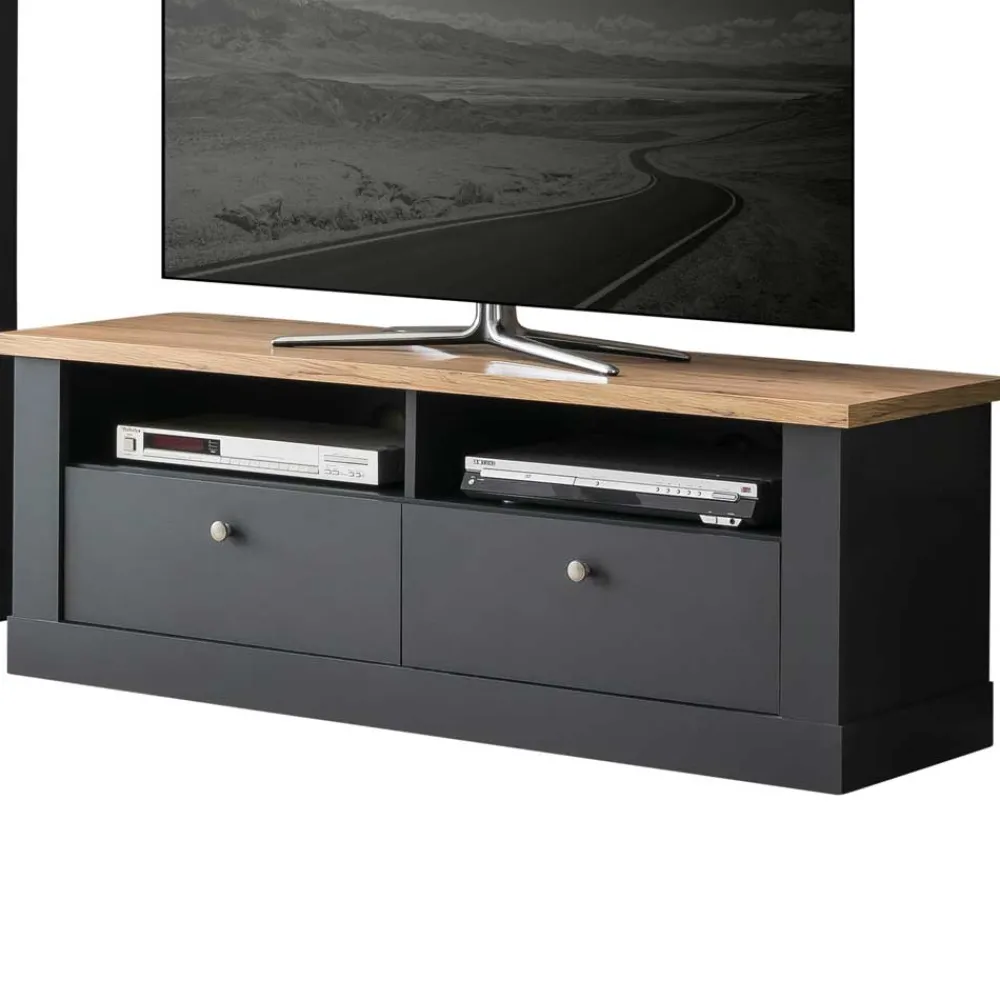 Wohnen Wohnzimmermöbel TV Anbauwand Set - Lionel (vierteilig)