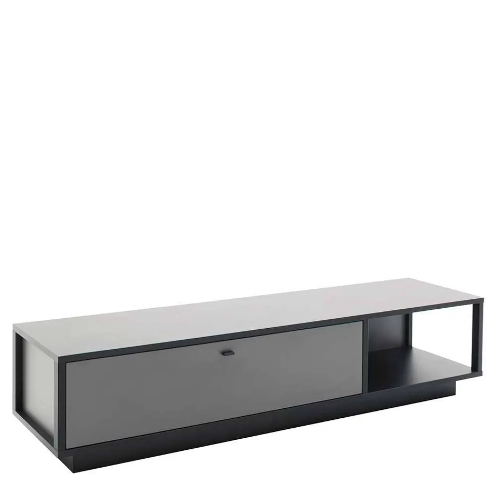 Wohnen Wohnwände|Wohnwand*Wohnzimmermöbel TV Wand in Grau - Ridona (dreiteilig)