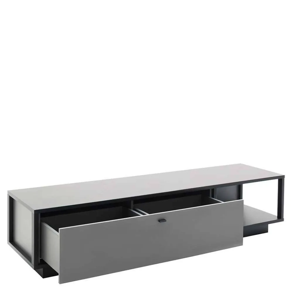 Wohnen Wohnwände|Wohnwand*Wohnzimmermöbel TV Wand in Grau - Ridona (dreiteilig)