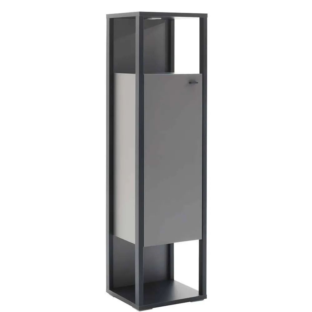 Wohnen Wohnwände|Wohnwand*Wohnzimmermöbel TV Wand in Grau - Ridona (dreiteilig)