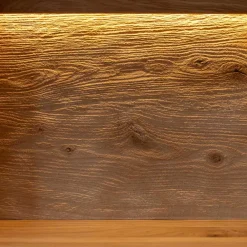 Wohnen Wohnzimmerschränke|Vitrinen*Wohnzimmerschrank aus Eiche und Glas - Masicuri