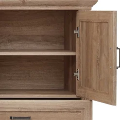 Wohnen Wohnzimmerschrank in Eiche Optik mit LED - Barack