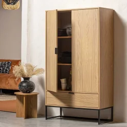 Wohnen Esszimmerschränke|Kommoden*Wohnzimmerschrank mit Doppeltür und Schublade - Ariadelco