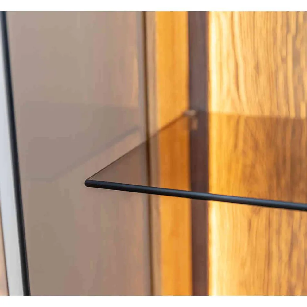 Wohnen Sideboards & Kommoden|Sideboards & Kommoden*Wohnzimmerschrank mit Glas und LED Licht - Cocondar