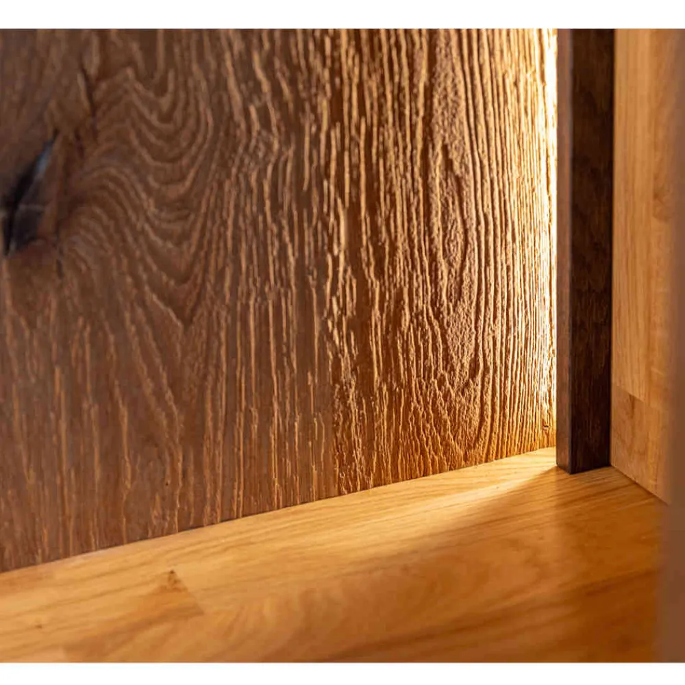 Wohnen Sideboards & Kommoden|Sideboards & Kommoden*Wohnzimmerschrank mit Glas und LED Licht - Cocondar