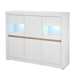 Wohnen Wohnzimmerschrank mit Glaseinsätzen - Ilana