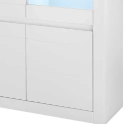 Wohnen Wohnzimmerschrank mit Glaseinsätzen - Ilana