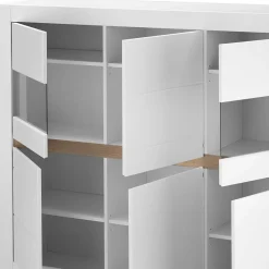 Wohnen Wohnzimmerschrank mit Glaseinsätzen - Ilana