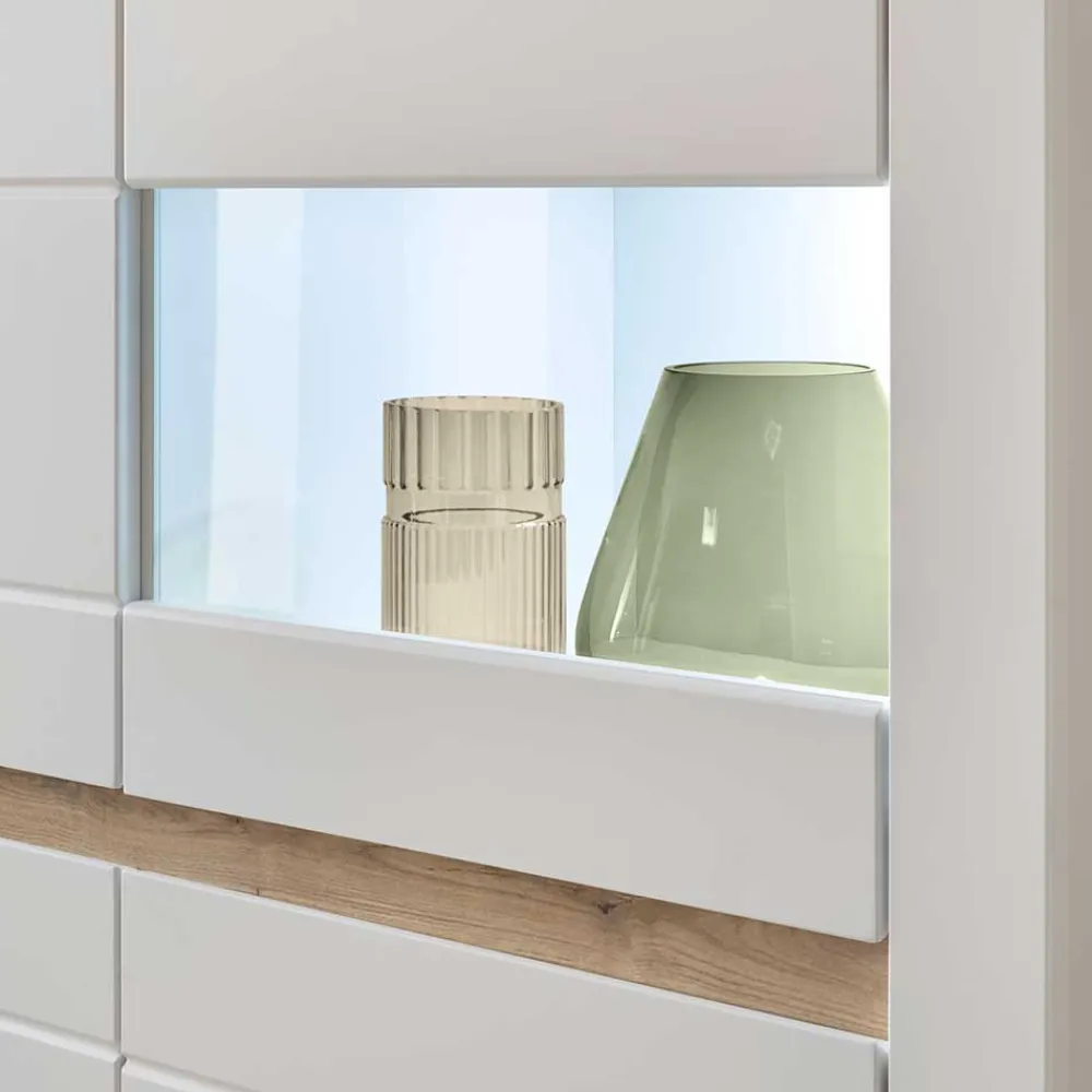 Wohnen Wohnzimmerschrank mit Glaseinsätzen - Ilana