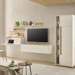 Wohnen Wohnwände|Wohnwand*Wohnzimmerschränke & Regale Kombi - Nonessia (sechsteilig)