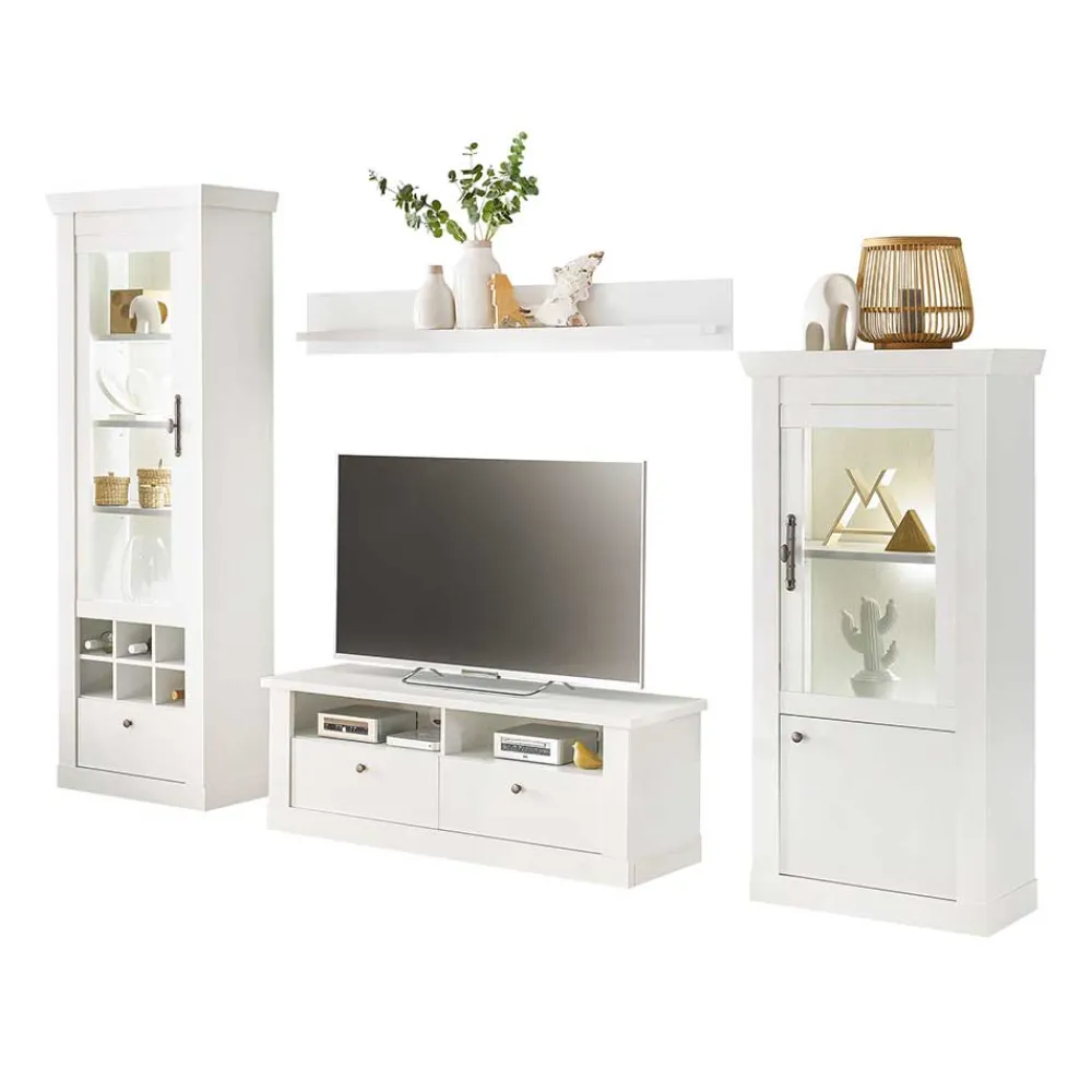 Wohnen Wohnzimmerschränke & Wandboard Set - Liancos (vierteilig)