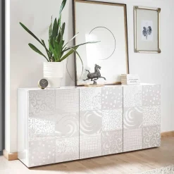 Wohnen Wohnwände|Wohnwand*Wohnzimmerschränke in Hochglanz - Vascaub (dreiteilig)