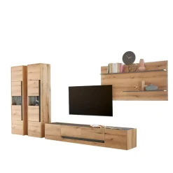 Wohnen Wohnzimmerschränke und Paneel Set - Colomania (vierteilig)