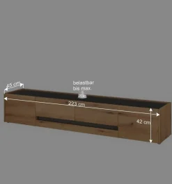 Wohnen Wohnzimmerschränke und Paneel Set - Colomania (vierteilig)