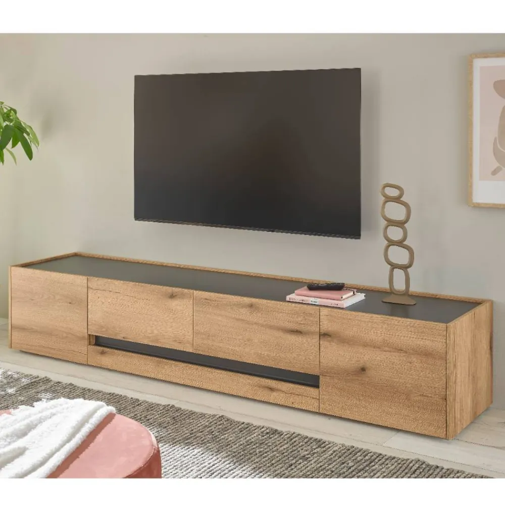 Wohnen Wohnzimmerschränke und Paneel Set - Colomania (vierteilig)