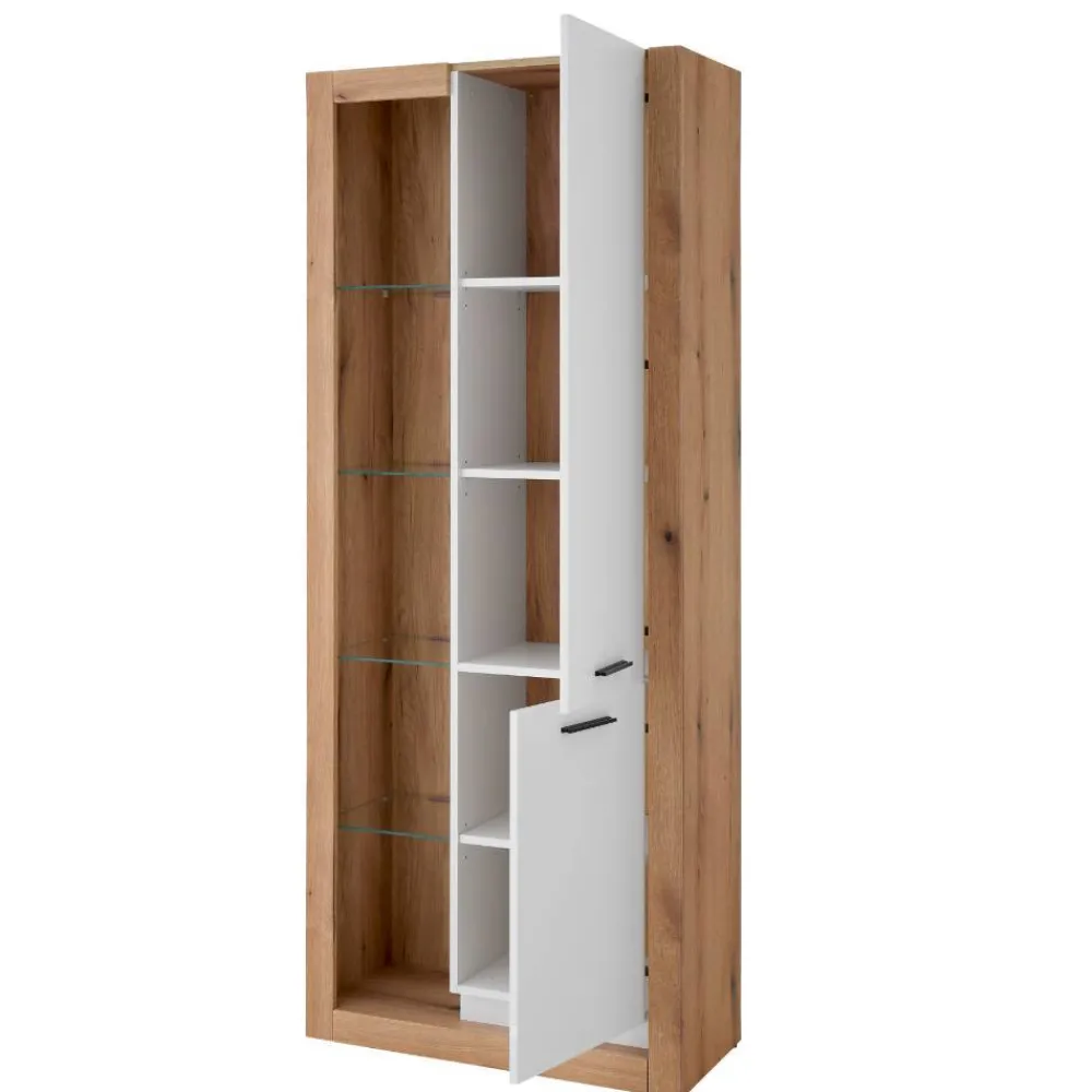 Wohnen Weiße Möbel|Wohnwände*Wohnzimmerschränke und Wandboard Set - Adejano (dreiteilig)