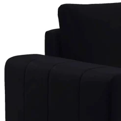 Wohnen Wohnzimmersessel in Schwarz Samt - Graland