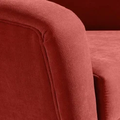 Wohnen Wohnzimmersessel in Terracotta Velours - Emjada