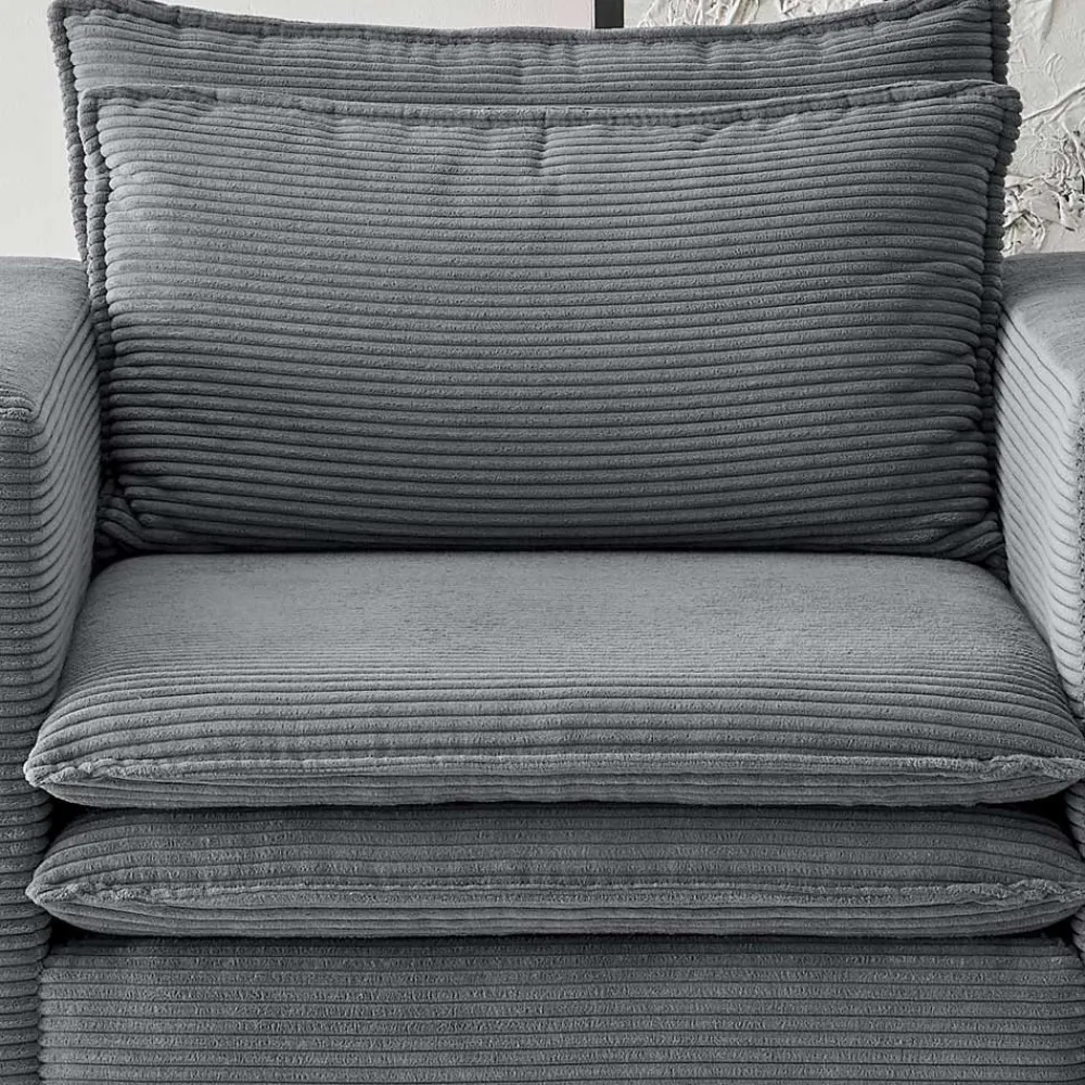 Wohnen Wohnzimmersessel und Hocker Set - Ruffos (zweiteilig)