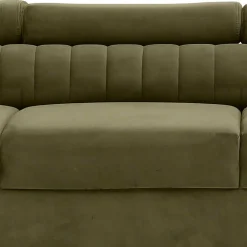 Wohnen Wohnzimmersofa mit Bettfunktion in Oliv Grün - Vultaco