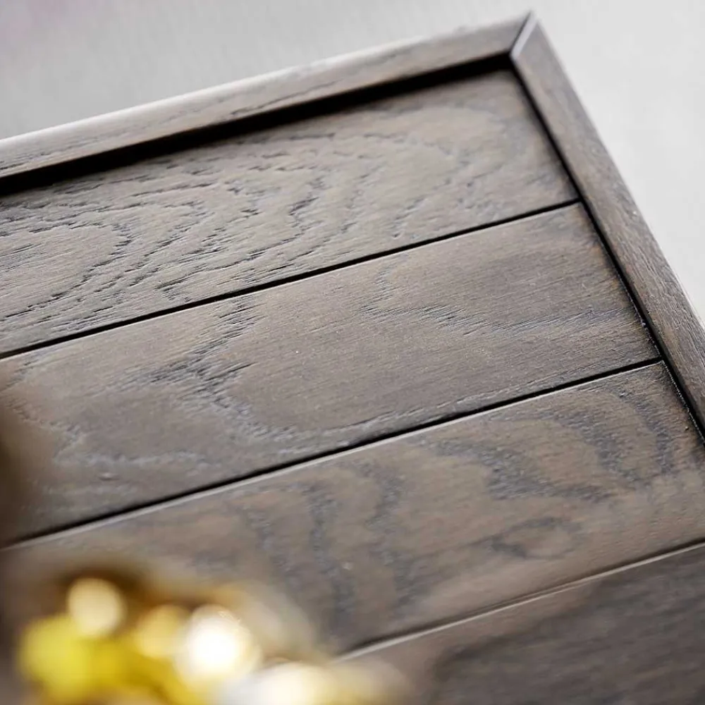 Wohnen Wohnzimmertisch in Eiche Dunkel & Schwarz - Stamforts