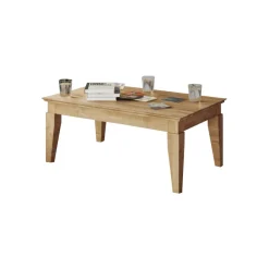 Wohnen Wohnzimmertisch Masdamos aus Wildeiche Massivholz