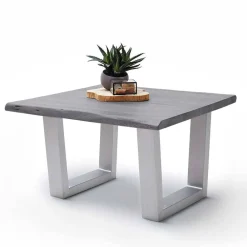 Wohnen Wohnzimmertisch mit Naturkante Akazie - Daana