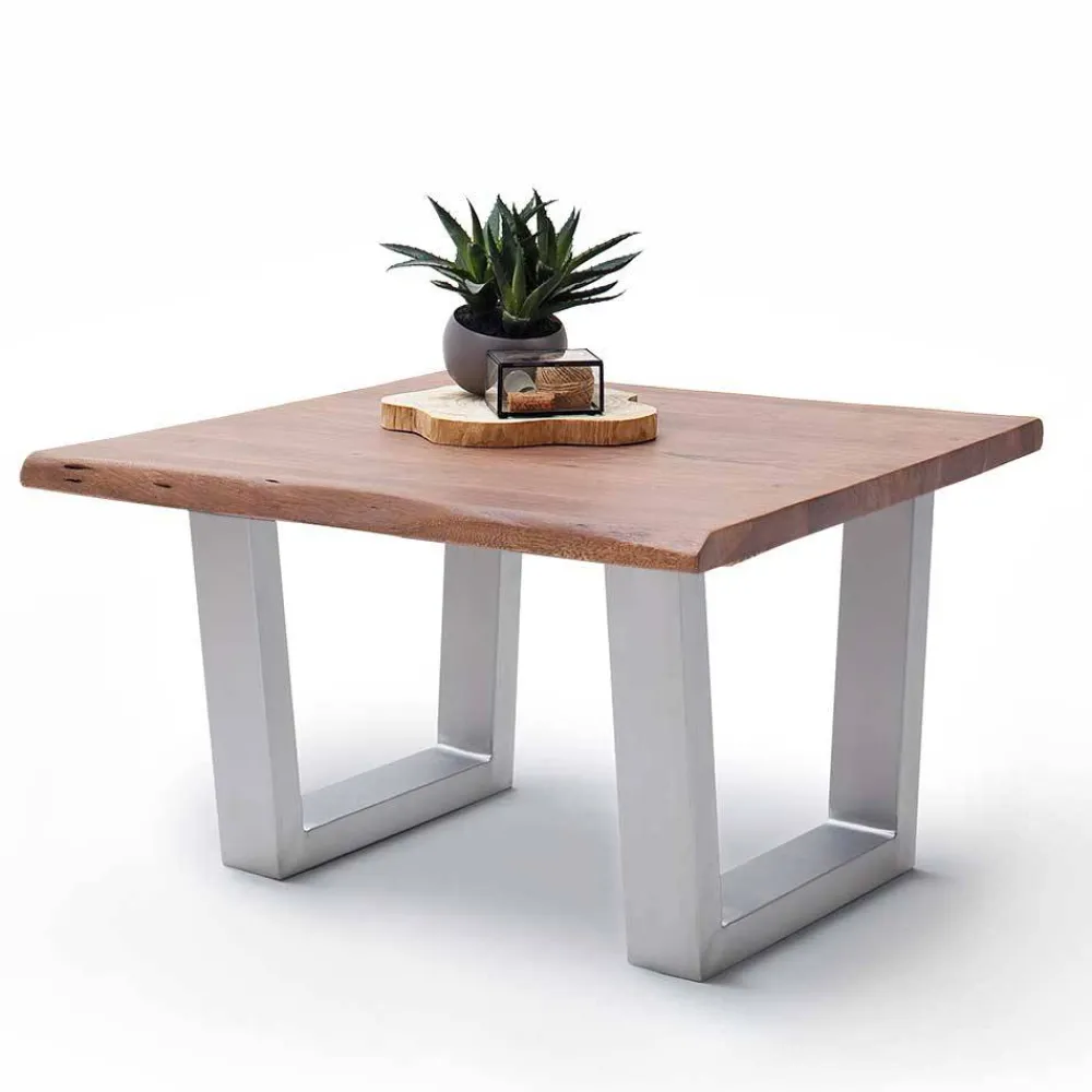 Wohnen Massivholzmöbel|Esszimmertische*Wohnzimmertisch mit organischer Baumkante - Onna