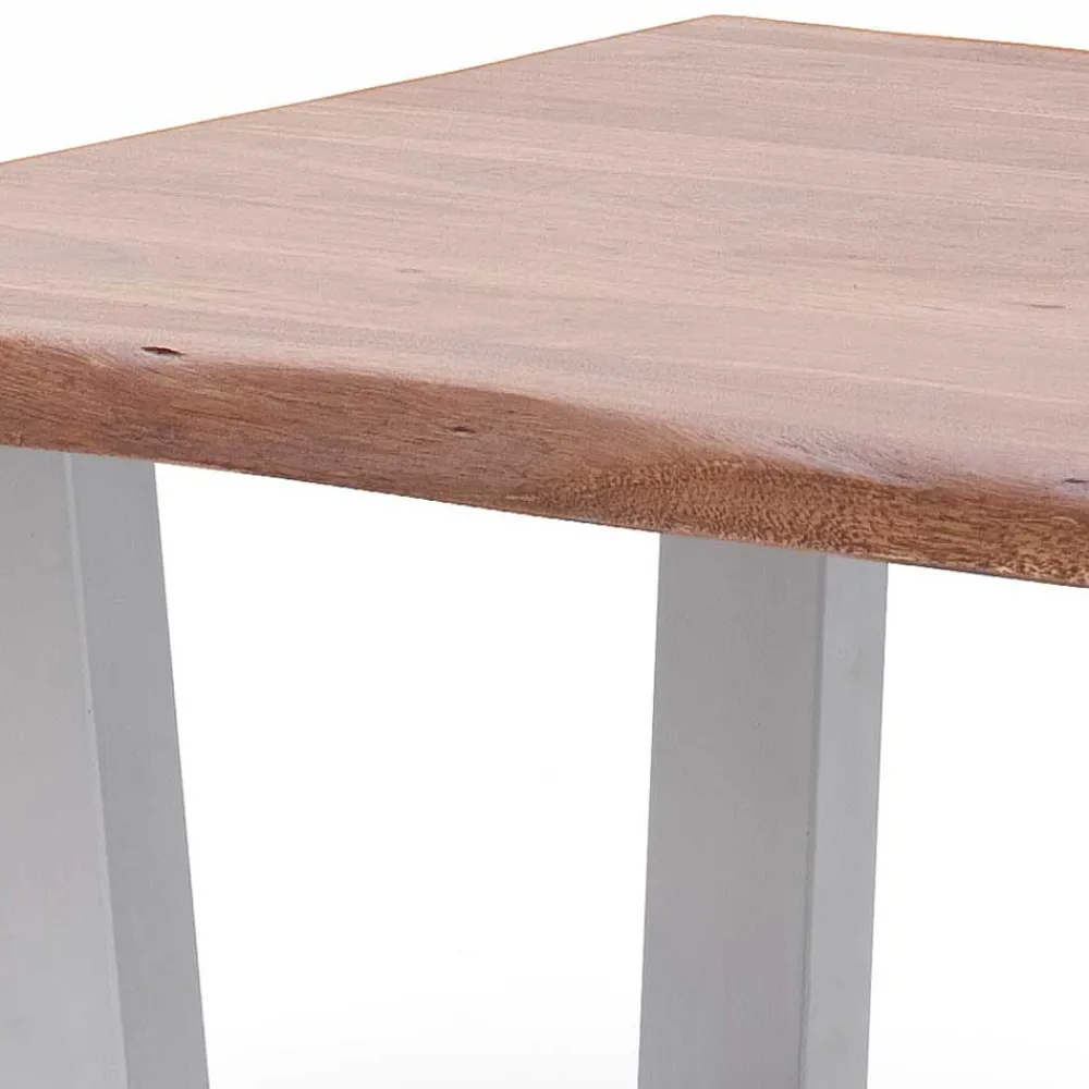 Wohnen Massivholzmöbel|Esszimmertische*Wohnzimmertisch mit organischer Baumkante - Onna