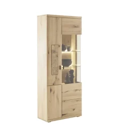 Wohnen Esszimmer-Vitrinen*Wohnzimmervitrine in Asteiche Hell - Losiamos