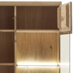 Wohnen Esszimmer-Vitrinen*Wohnzimmervitrine in Asteiche Hell - Losiamos