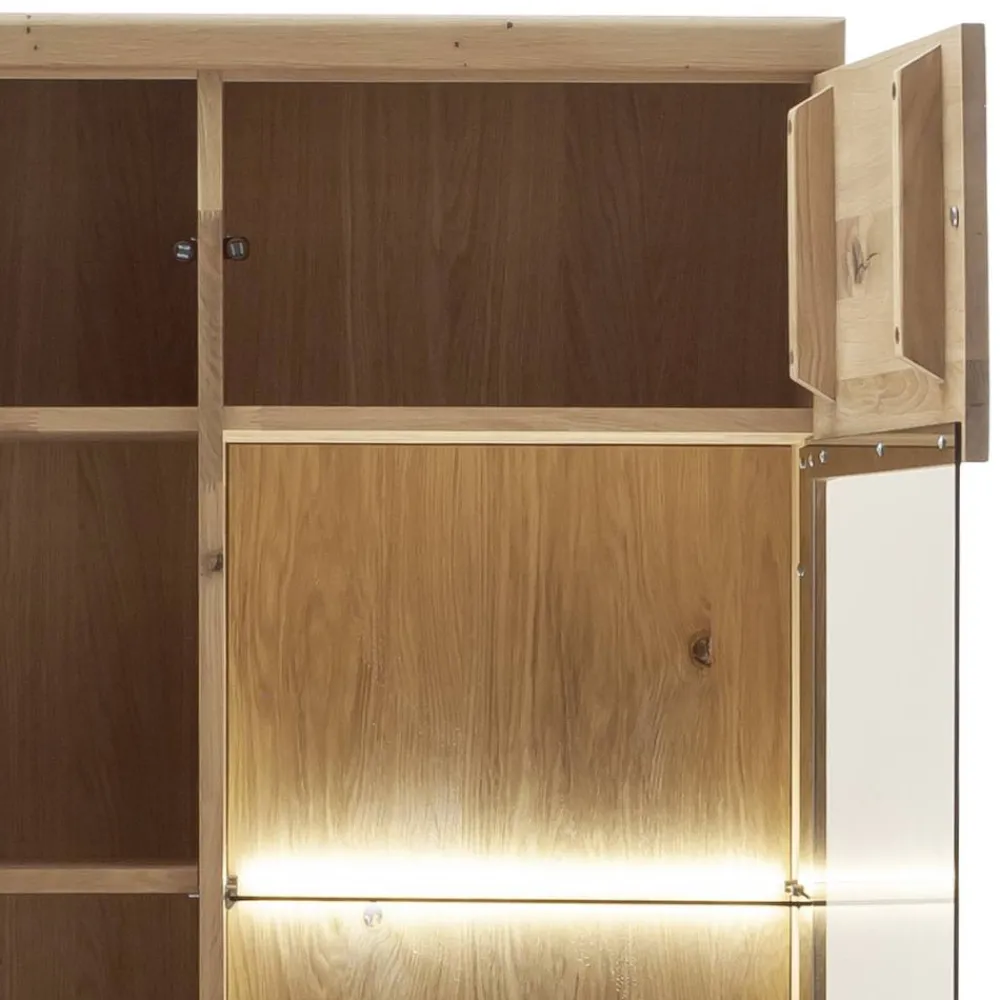 Wohnen Esszimmer-Vitrinen*Wohnzimmervitrine in Asteiche Hell - Losiamos