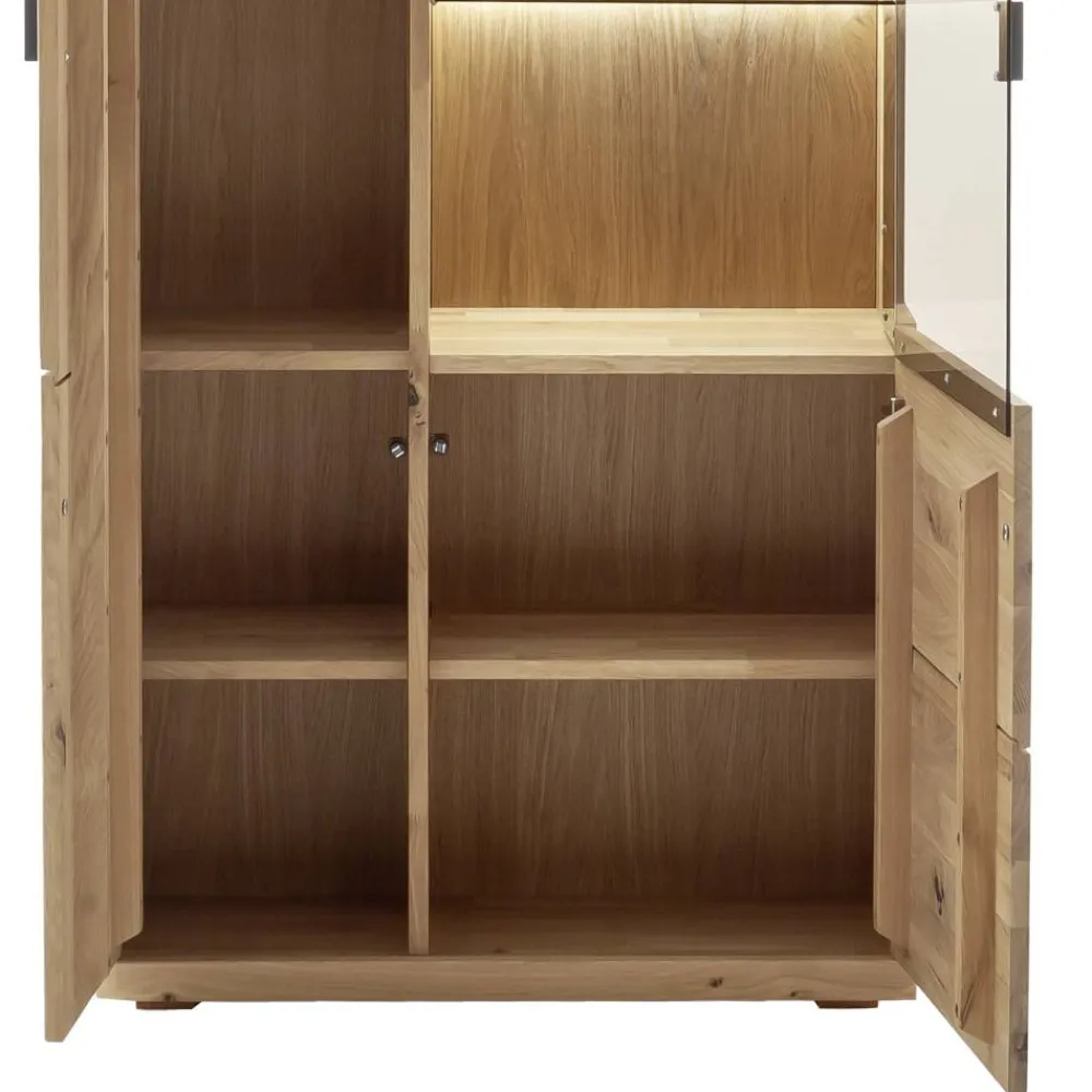 Wohnen Esszimmer-Vitrinen*Wohnzimmervitrine in Asteiche Hell - Losiamos