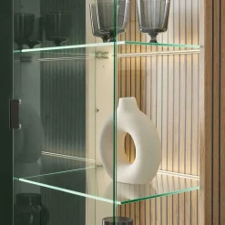 Wohnen Wohnwände|Wohnwand*Wohnzimmervitrinen & TV Board & Regal Set - Nenaloro (vierteilig)