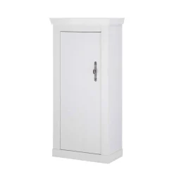 Wohnen Wohnzimmerwohnwand in weißer Holzoptik Pinie - Liancos (vierteilig)