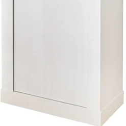 Wohnen Wohnzimmerwohnwand in weißer Holzoptik Pinie - Liancos (vierteilig)