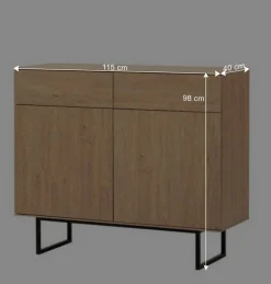 Wohnen Wohnwände|Wohnwand*Wohnzimmer-Wohnwand Set - Jaskin (dreiteilig)