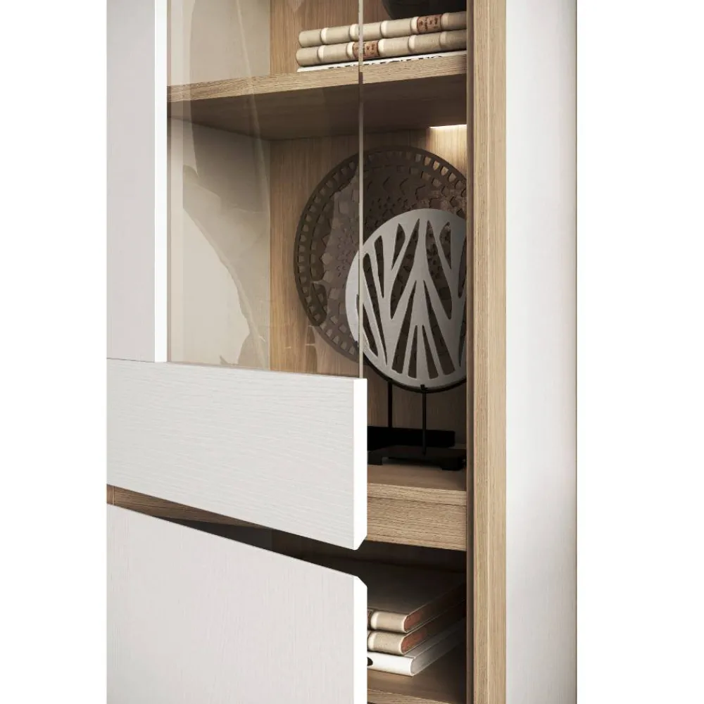 Wohnen Wohnzimmer-Wohnwand Set - Ovidio (vierteilig)