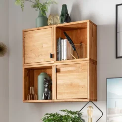 Wohnen Wohnwände|Wohnwand*Würfel Regale Kommoden Schränke Set - Iljona (neunteilig)