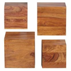 Wohnen Würfelregal Set Hoslo in zwei Größen (vierteilig)