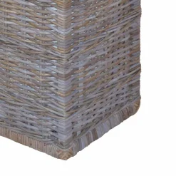 Wohnen Rattanmöbel*Wäschesammler Podian in Grau