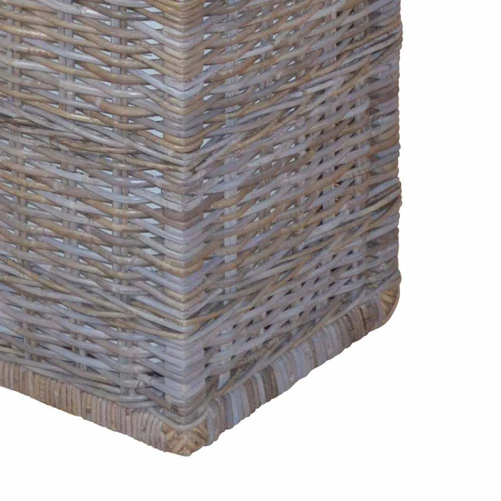 Wohnen Rattanmöbel*Wäschesammler Podian in Grau