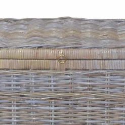 Wohnen Rattanmöbel*Wäschesammler Podian in Grau