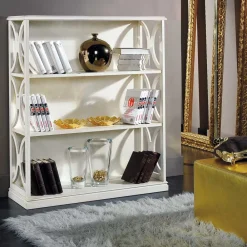 Wohnen Wunderschönes Standregal Baciare mit eleganten Verzierungen