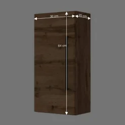 Wohnen 30x64 Bad Hängeschrank in Wildeiche - Acrosia