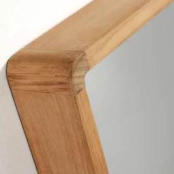 Wohnen 80x65 Badezimmerspiegel mit Teak Holz - Tiranny